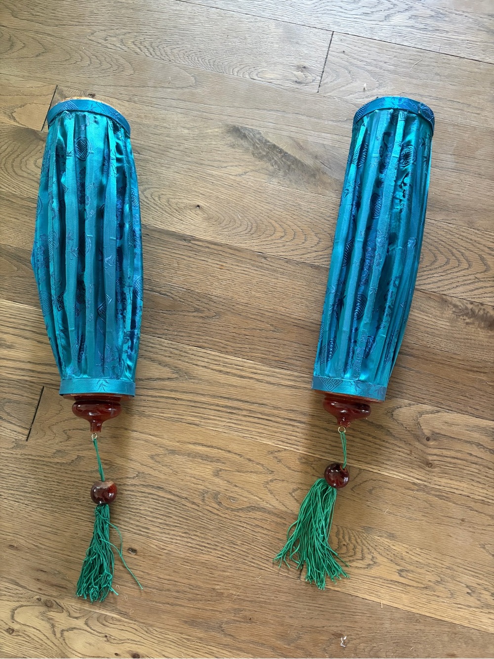 Vietnamese silk lanterns